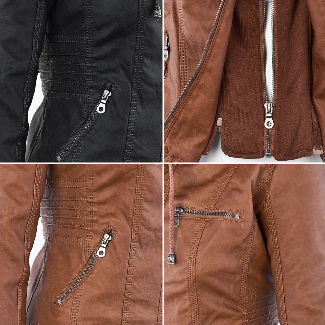 Vivian | Durable Elegant Leather Jacket