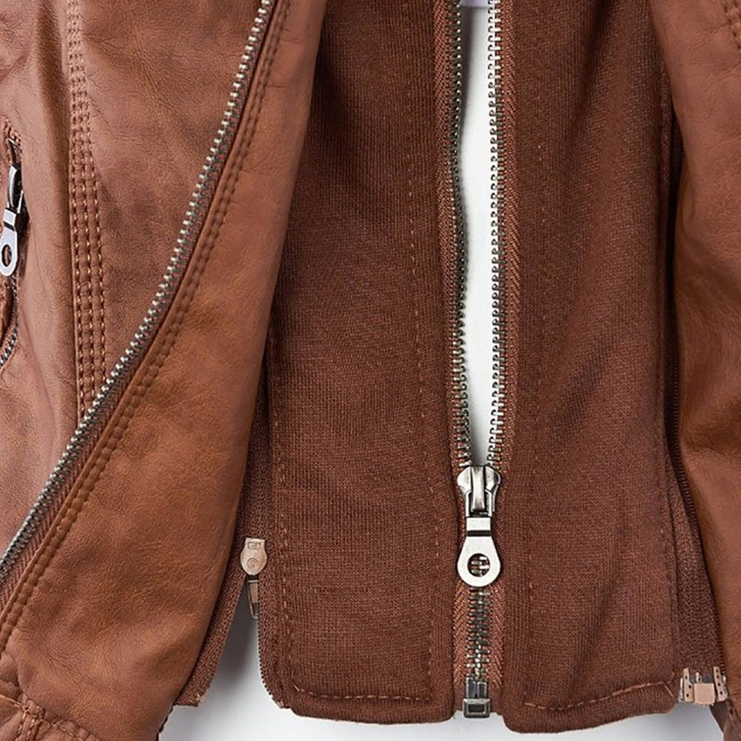 Vivian | Durable Elegant Leather Jacket