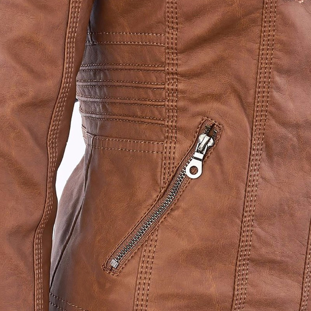 Vivian | Durable Elegant Leather Jacket