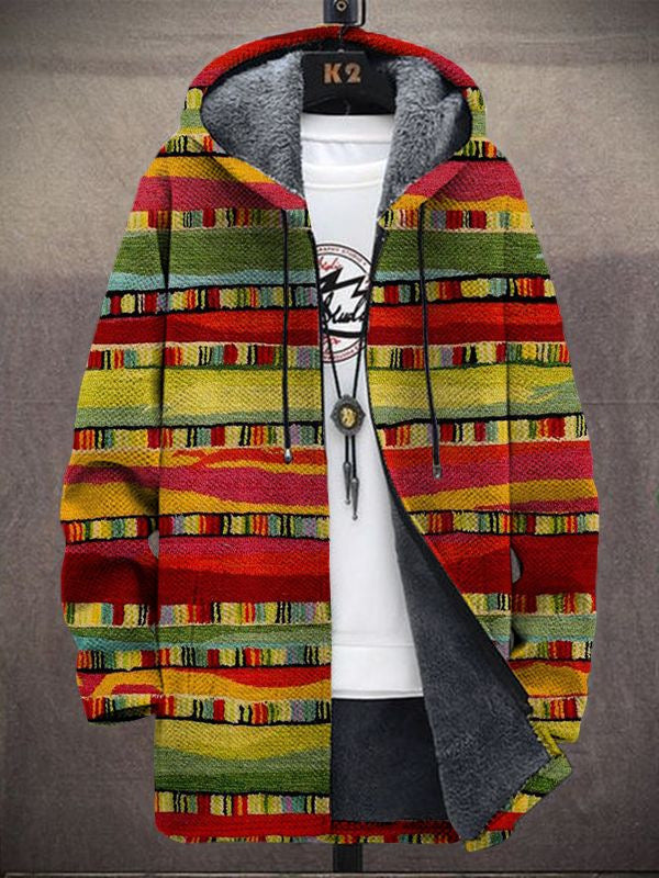 Wanda | Bold Patterned Hooded Jacket