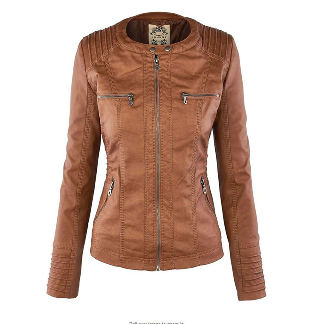 Vivian | Durable Elegant Leather Jacket