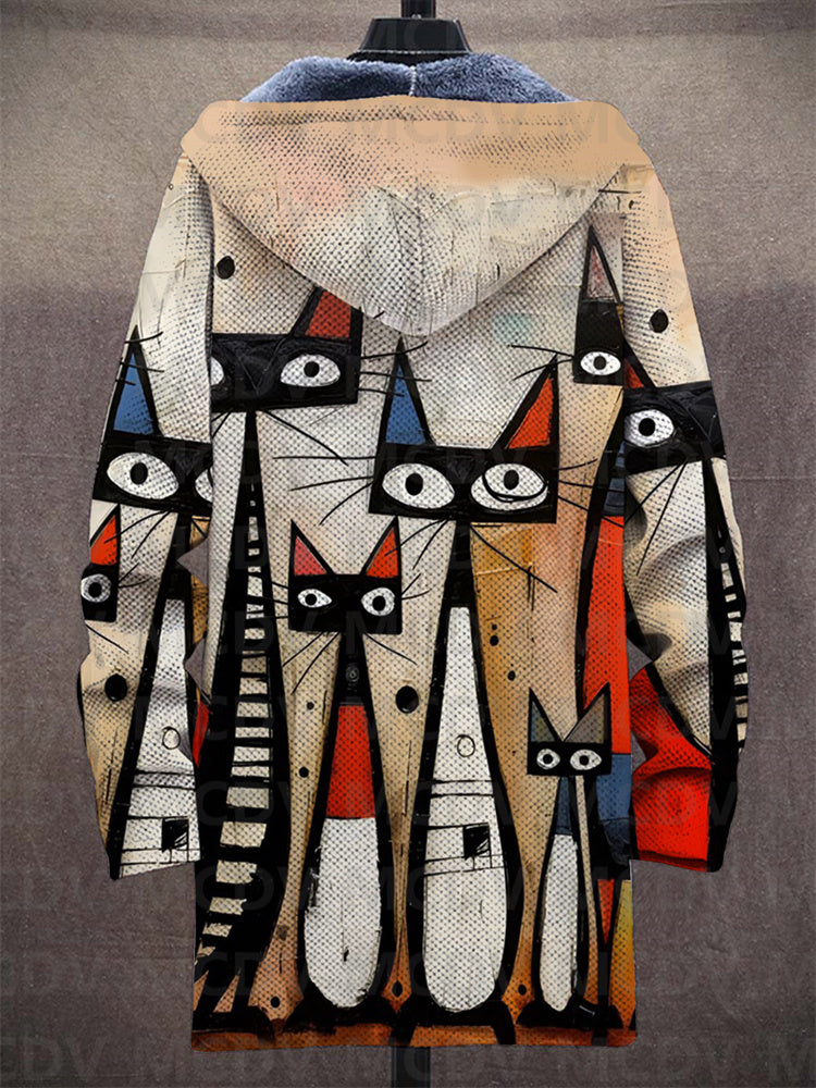 Susan | Artistic Print Hooded Jacket