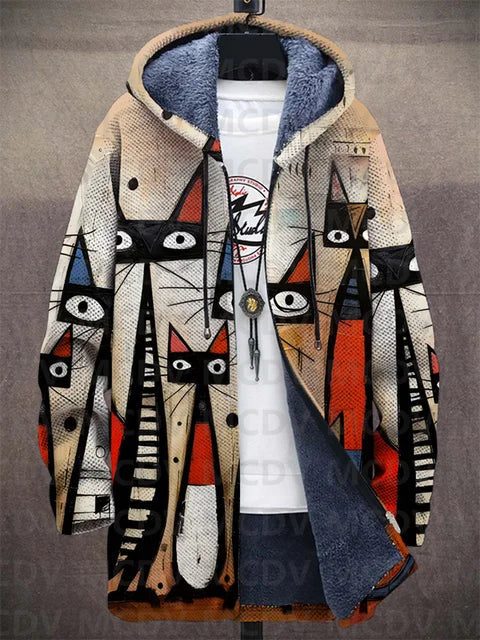 Susan | Artistic Print Hooded Jacket