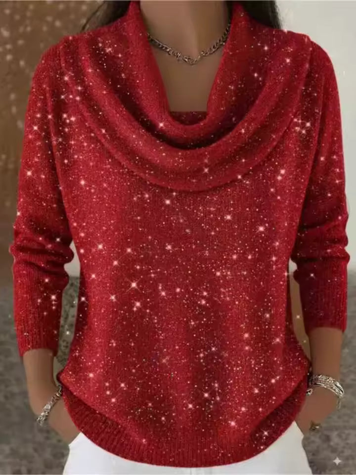 Nebula | Draped-Neck Sweater