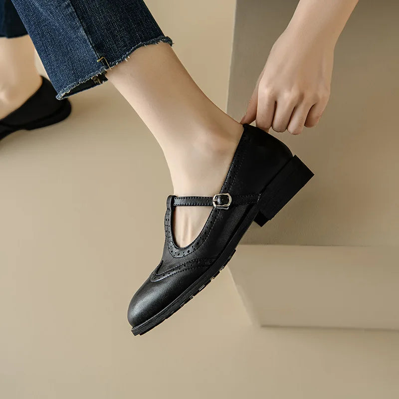 Kate | Elegant T-Strap Mary Janes