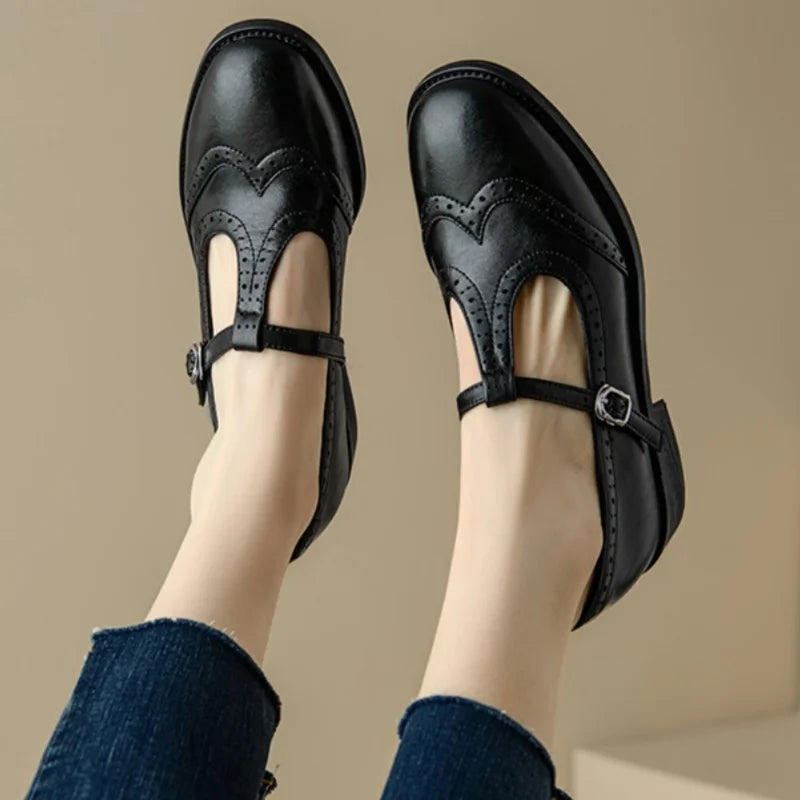 Kate | Elegant T-Strap Mary Janes