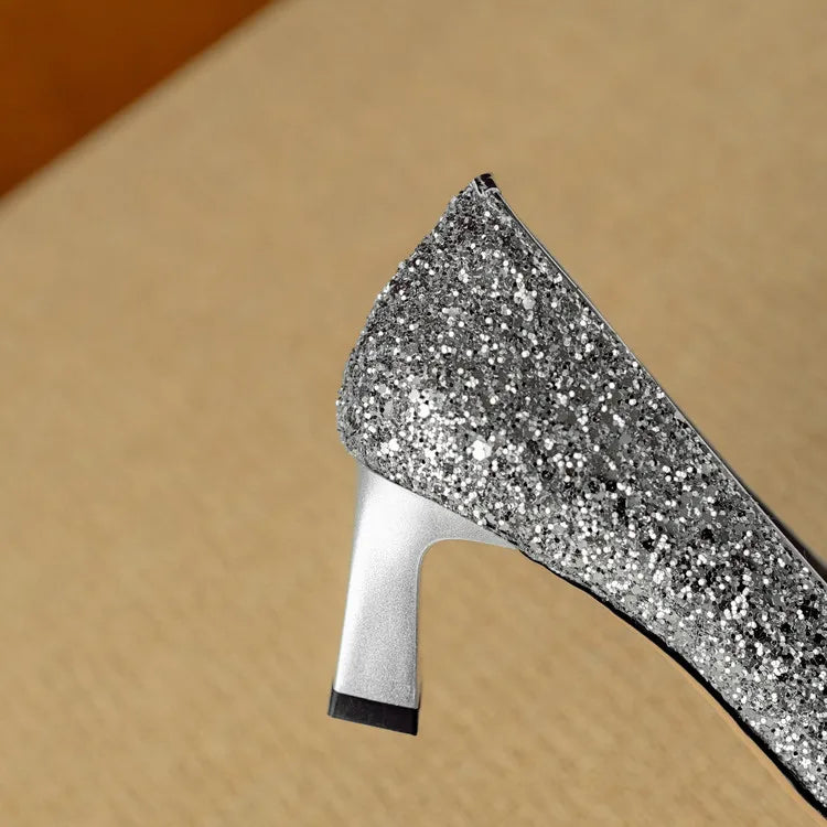 Gloria | Glitter Pumps