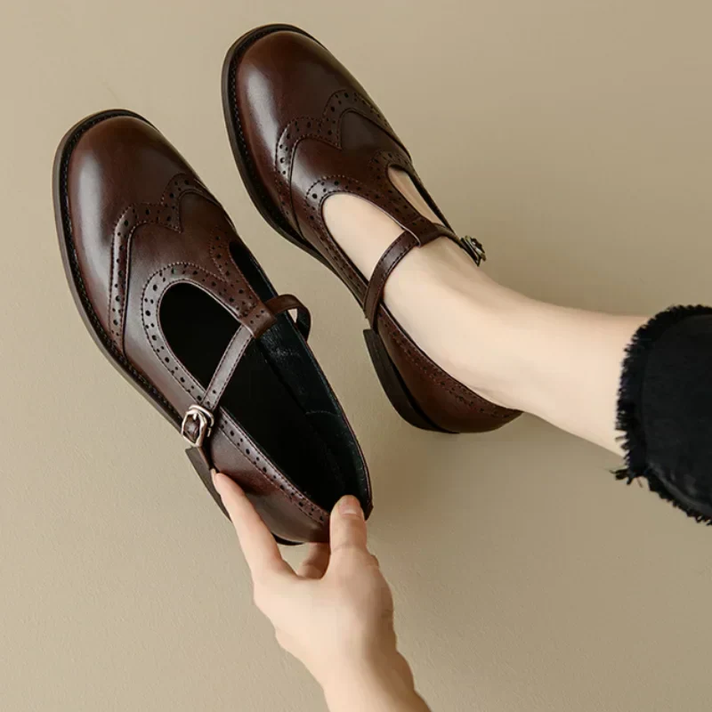 Kate | Elegant T-Strap Mary Janes