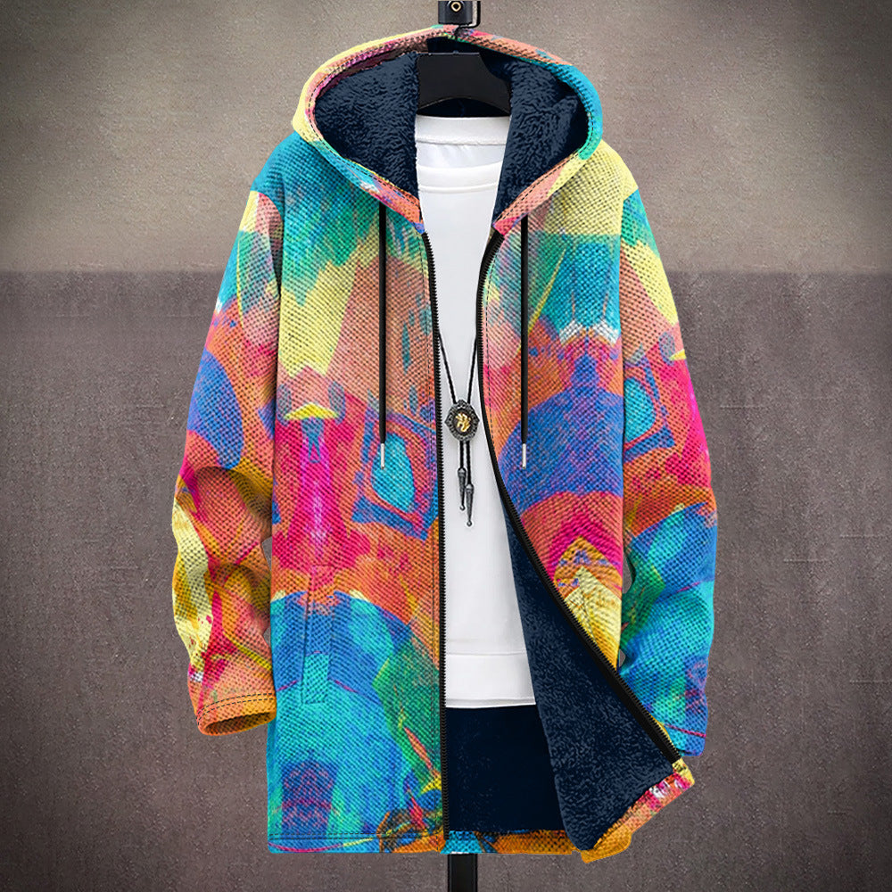Carolyn | Artful Hooded Cardigan