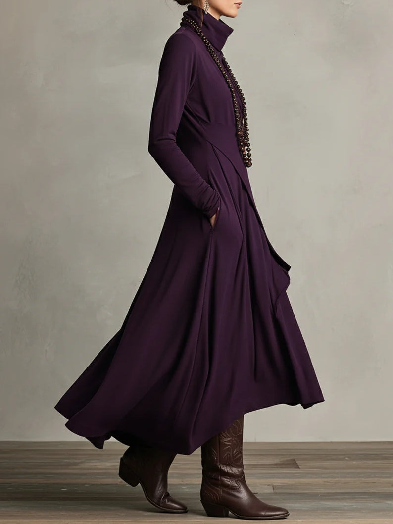 Genevieve | Turtleneck Maxi Dress