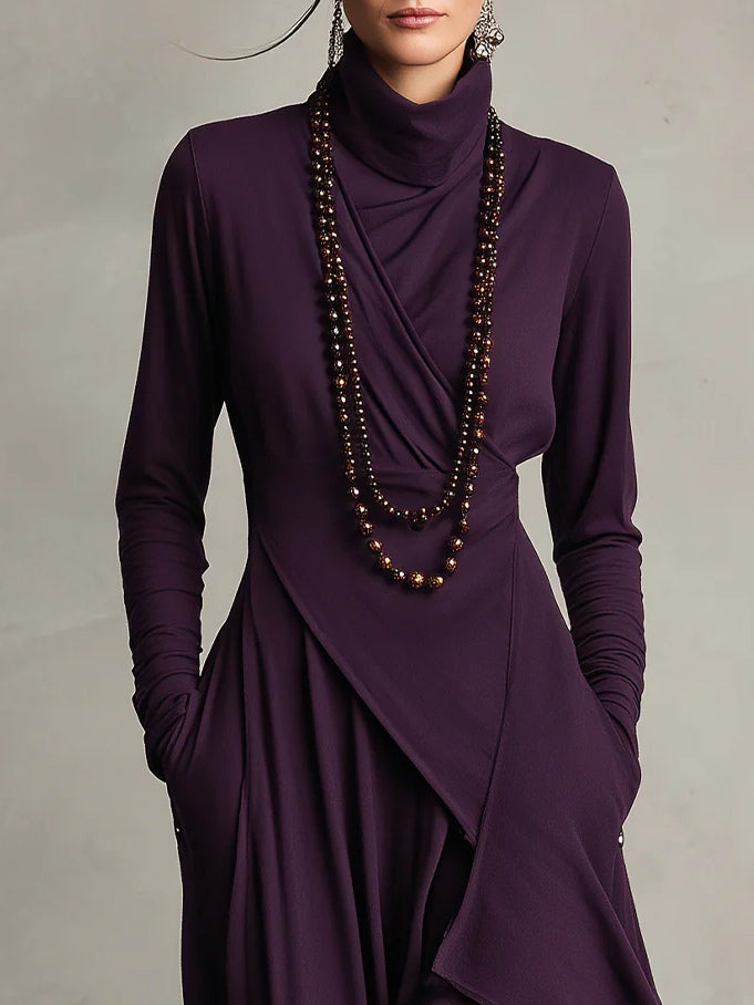 Genevieve | Turtleneck Maxi Dress