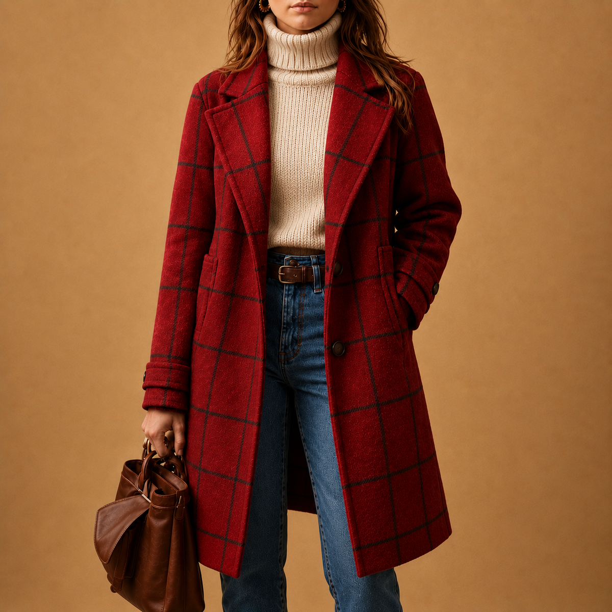 Kaitlyn | Classic Checkered Coat