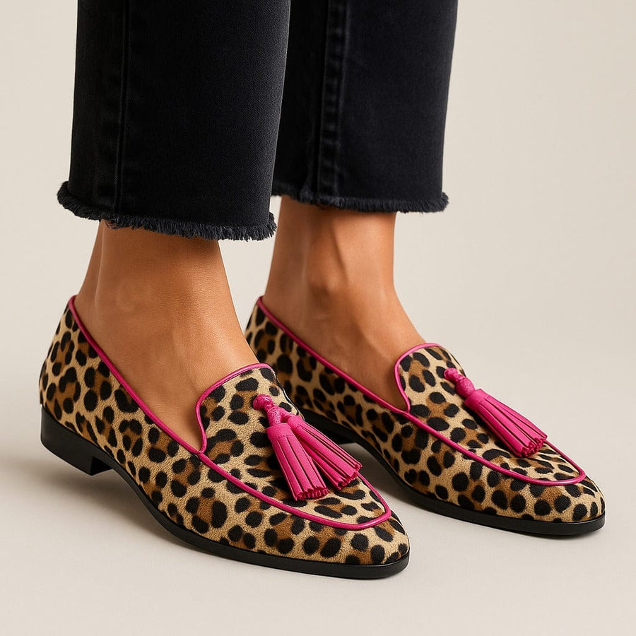 Liora | Fringe-Detail Slippers