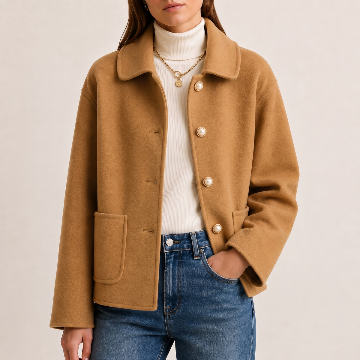Myrna™ Cashmere Crop Coat