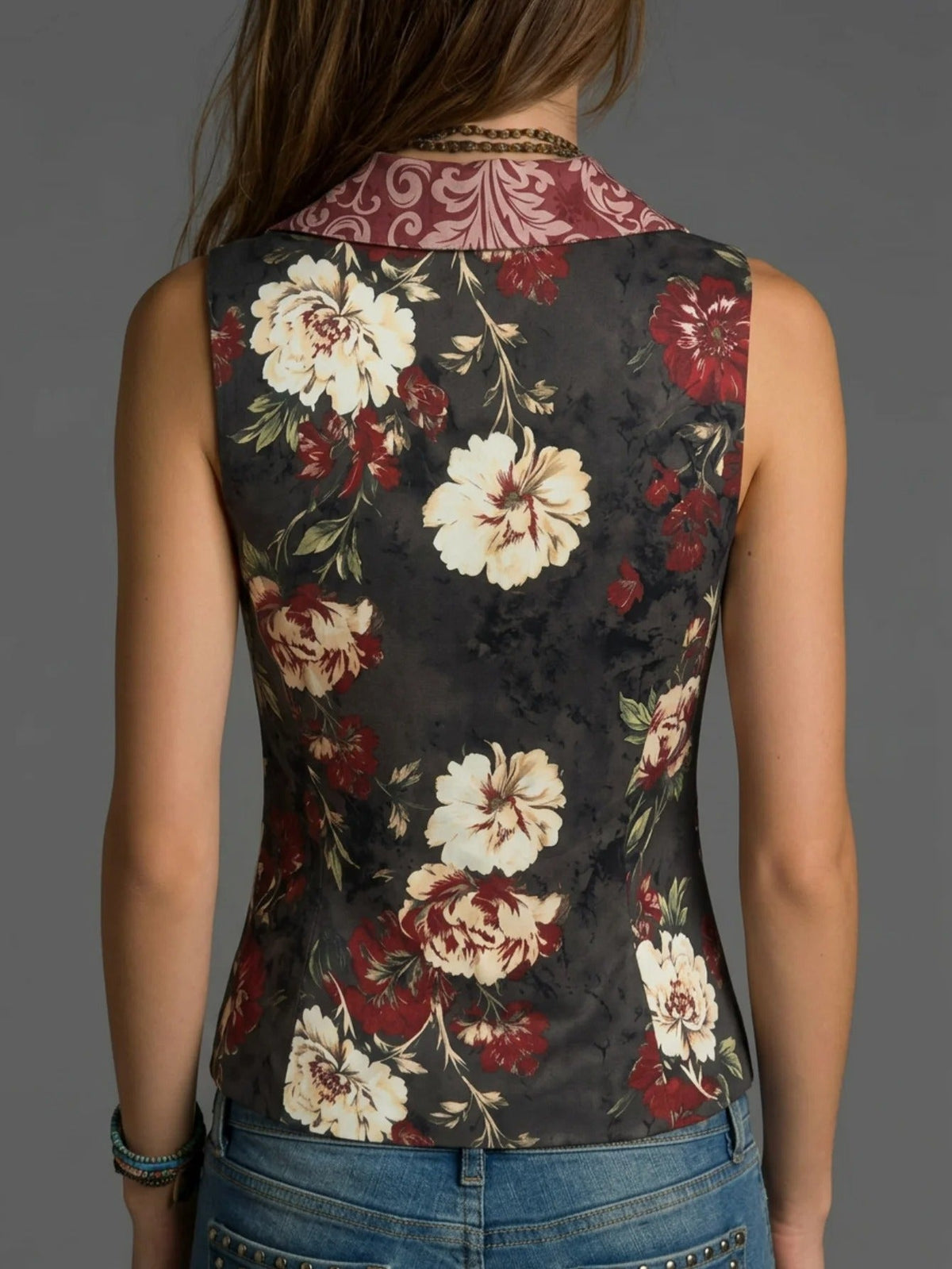 Lula | Floral Lapel Vest