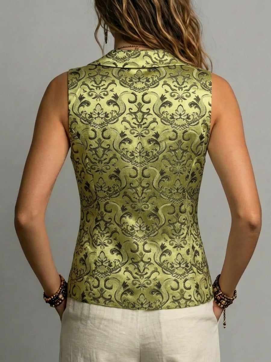 Blythe | Elegant Jacquard Vest