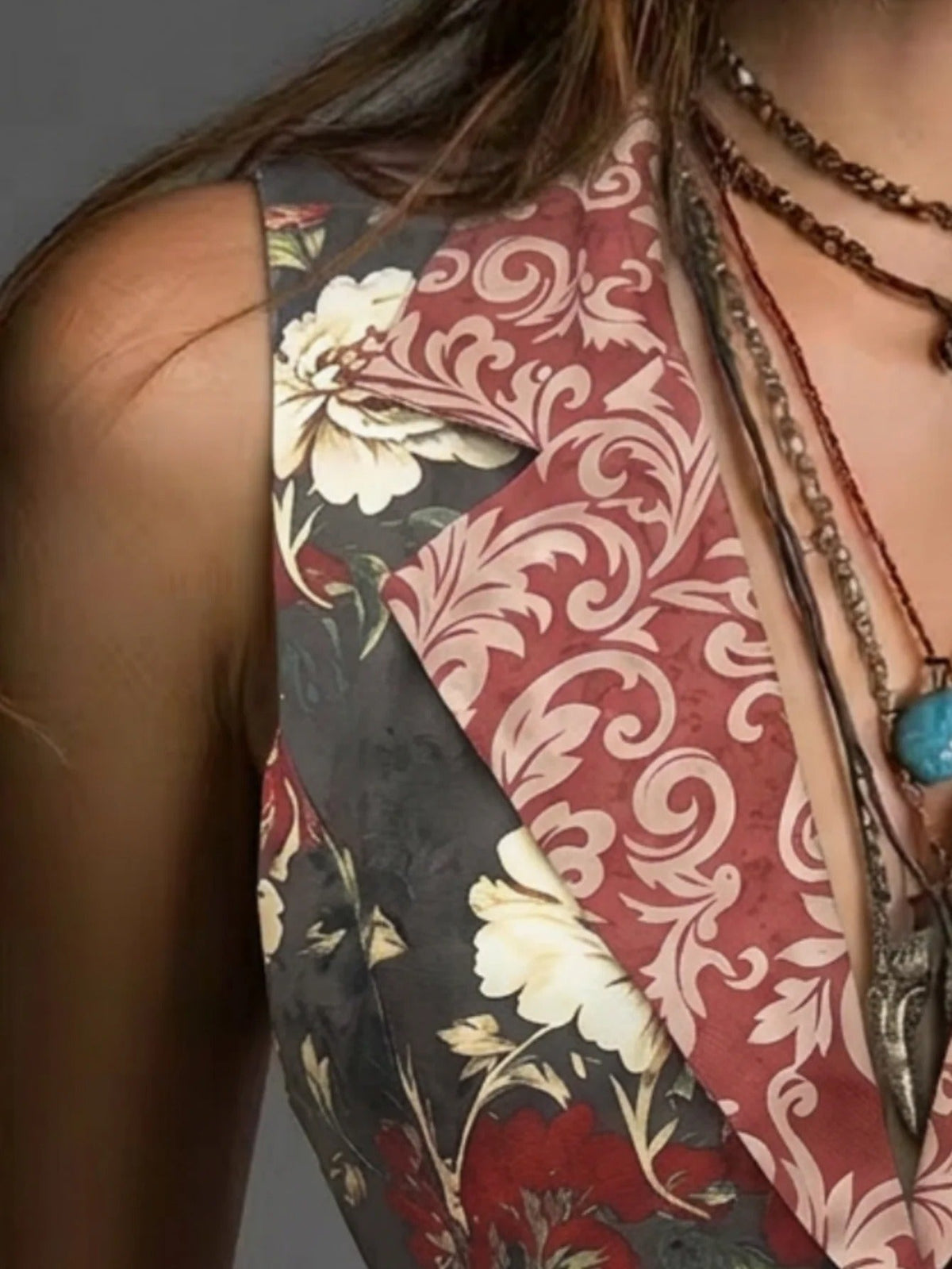 Lula | Floral Lapel Vest