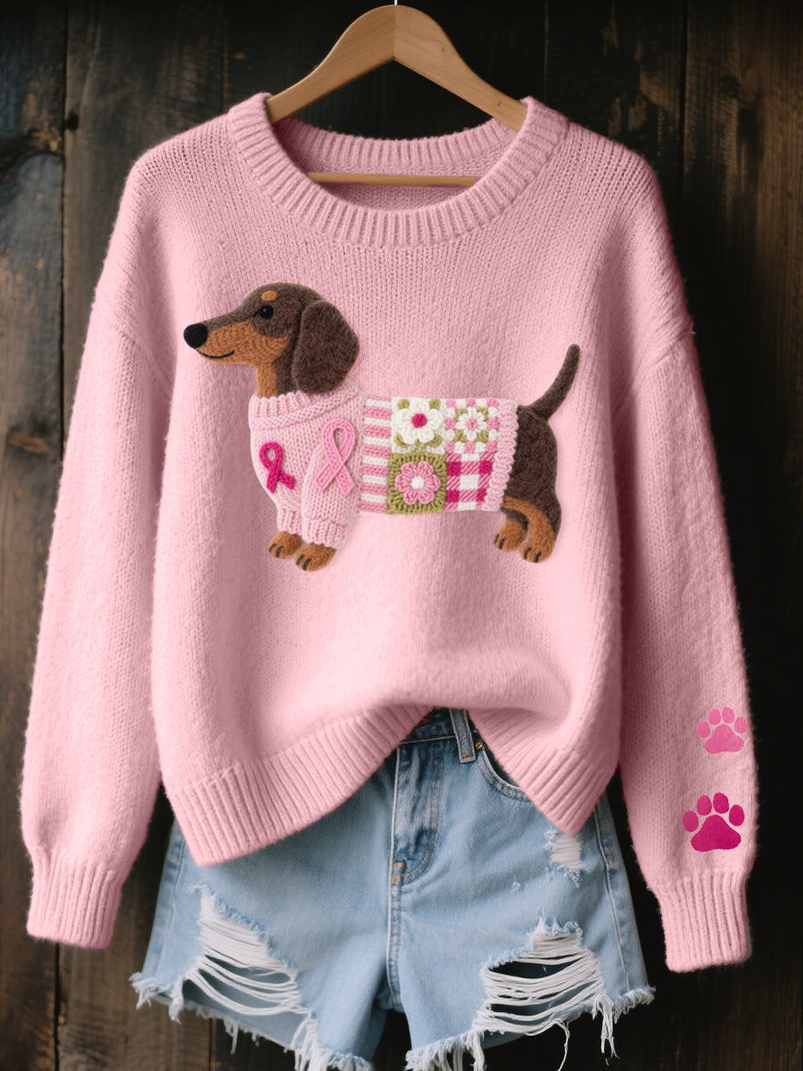 Daphne | Dachshund Knit Sweater