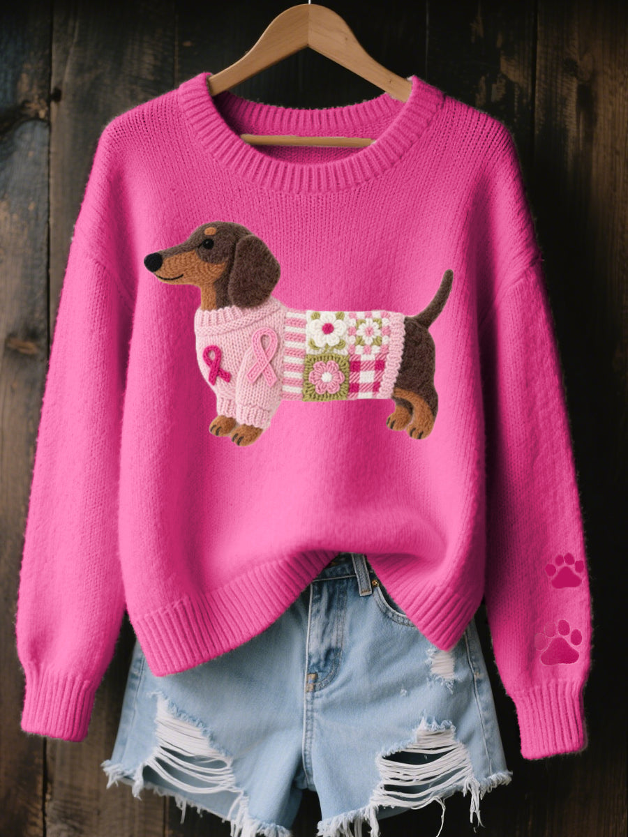 Daphne | Dachshund Knit Sweater