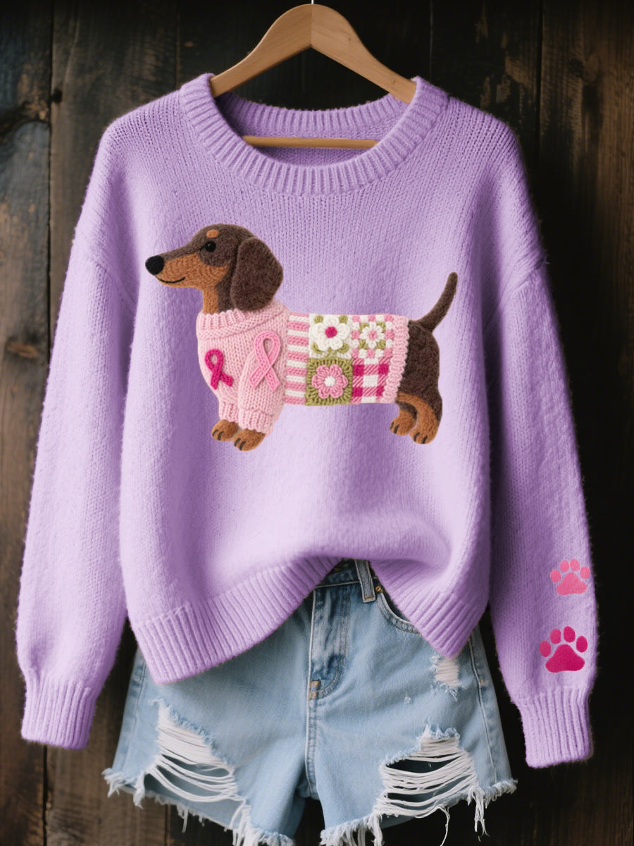 Daphne | Dachshund Knit Sweater