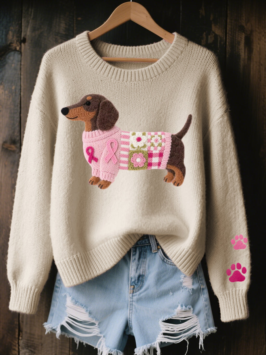 Daphne | Dachshund Knit Sweater