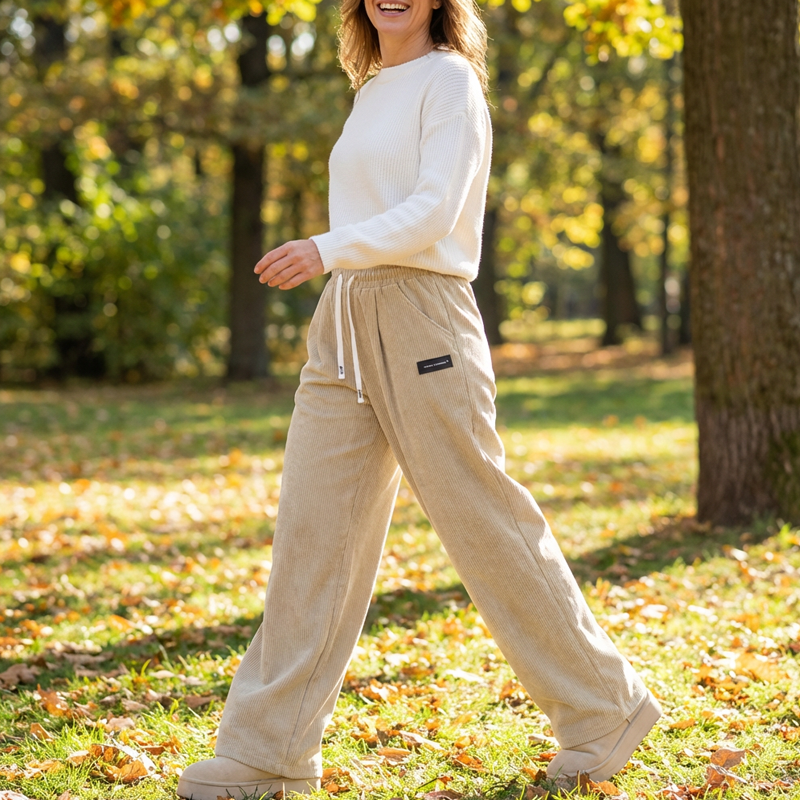 Greta | Corduroy Wide-Leg Pants