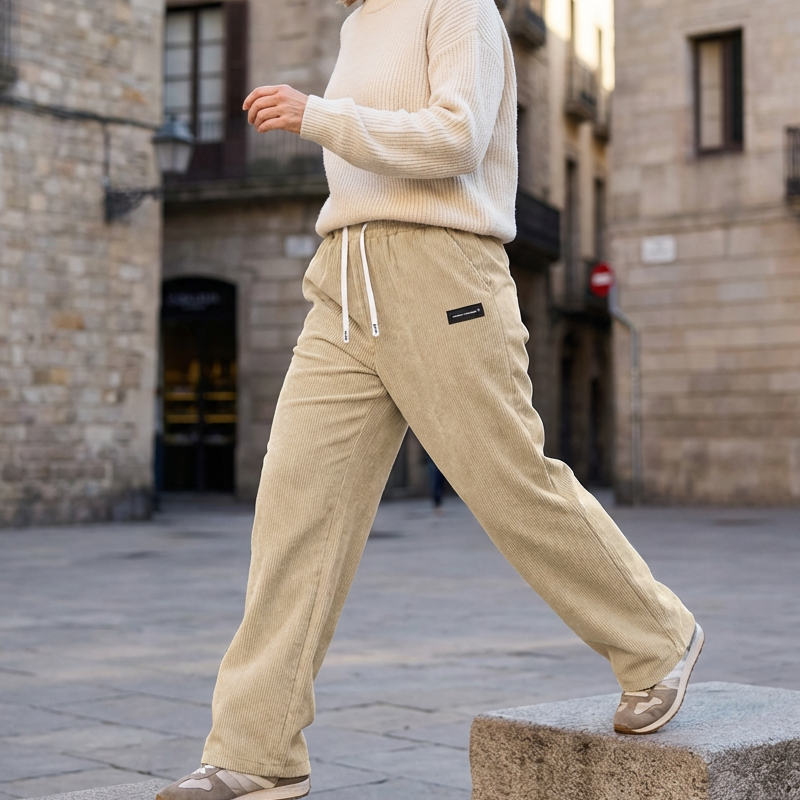 Greta | Corduroy Wide-Leg Pants